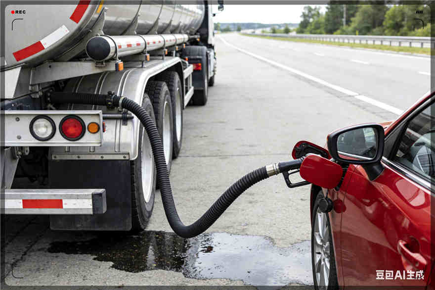 廊坊汽车救援送水案例